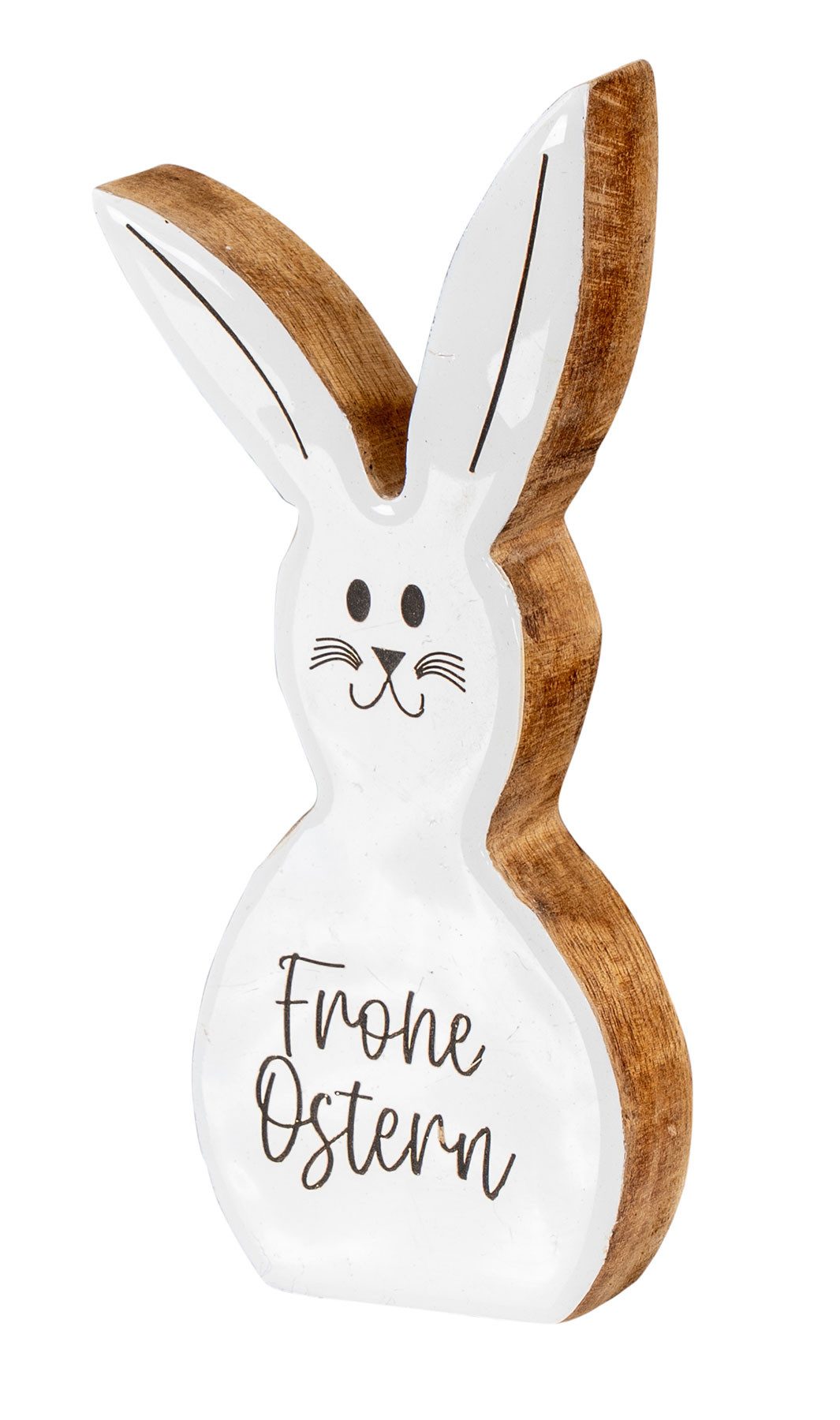 Levandeo® Dekoobjekt, Deko Aufsteller Hase H21cm günstig online kaufen