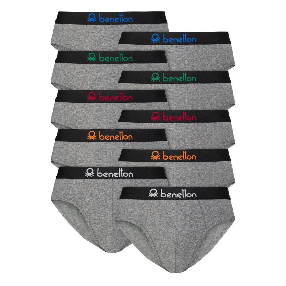 United Colors of Benetton Slip (Set, 10er-Pack) mit hohem Baumwoll-Anteil und optimaler Passform – Bild 5 von 5