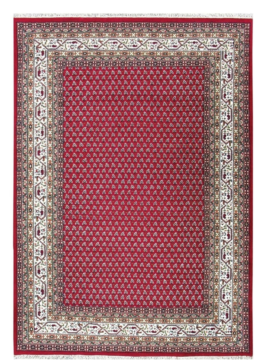 Rug Studios Teppich GOA MIR, Rechteckig, Höhe: 0 mm, Handgeknüpft, 70 x 270 cm, Rot