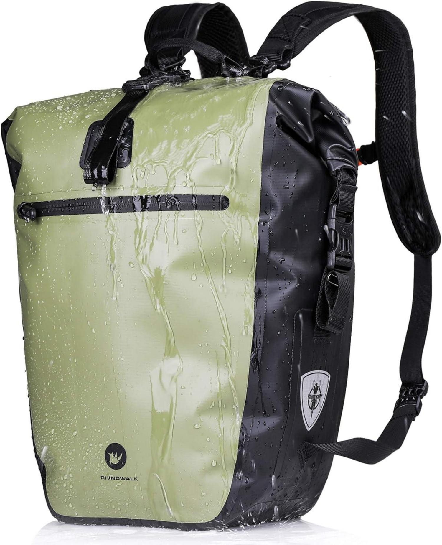 Fahrrad-Gepäckträger 3-in-1 Fahrradtasche für Gepäckträger 27-30L Wasserdicht Hinten Vorne