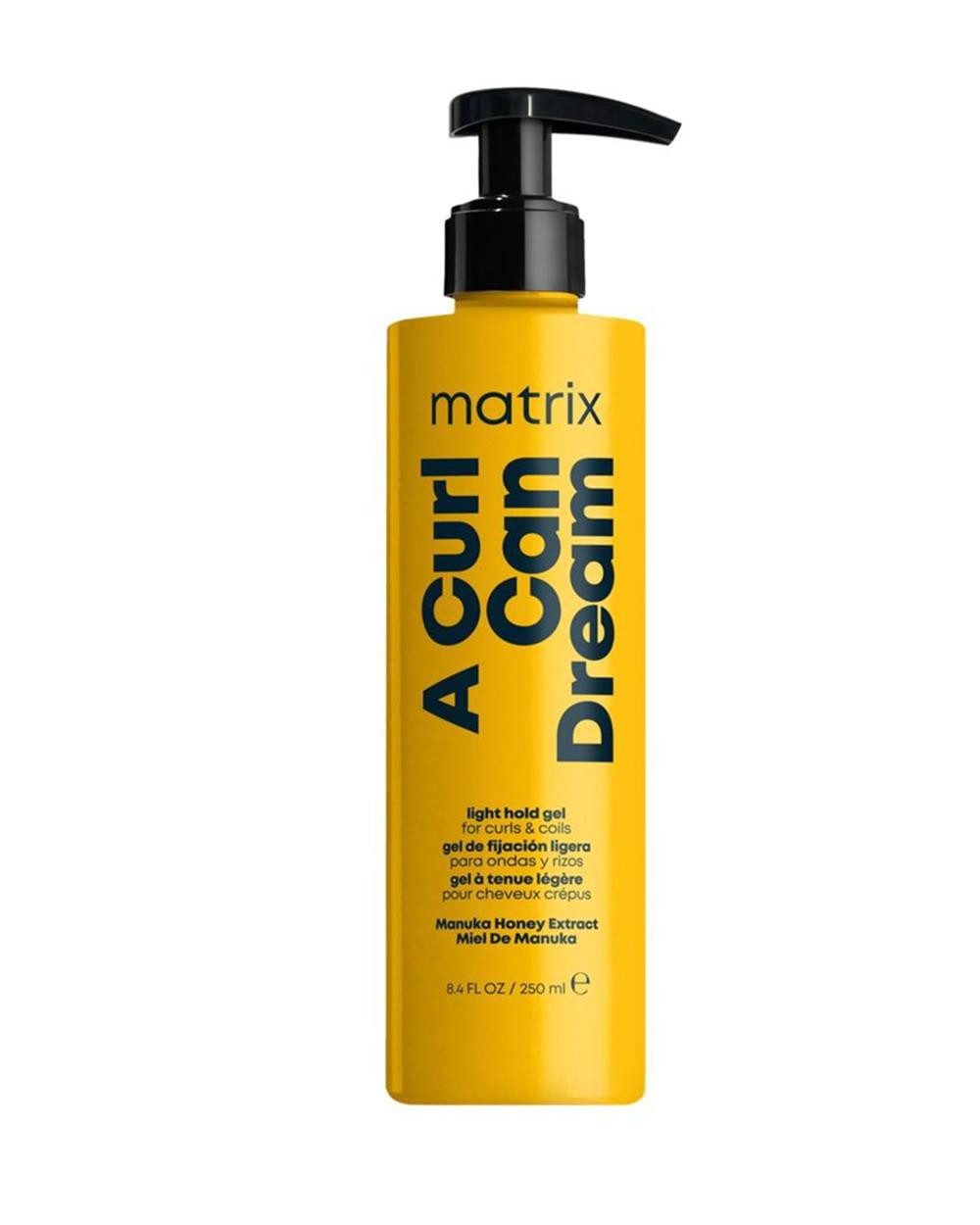 MATRIX Haarwachs Matrix A Curl Can Dream light hold Locken Styling Gel (250 ml), Packung, Leichtes Gel mit Honig, kein Verkleben, kein Rückstand
