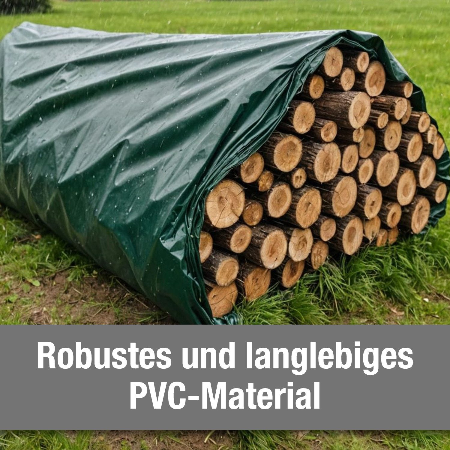 ANKO Planen Schutzplane LKW PVC Plane 600 g/m² Meterware Industrie Abdeckplane, Plane mit Gewebe Schutzplane hochwertig matt – Bild 5 von 5