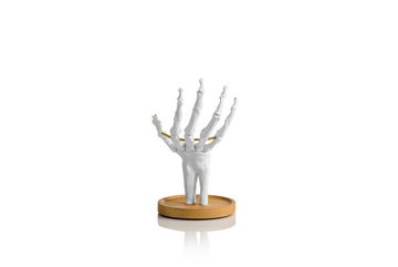SuckUK Schmuckständer Skeleton Skelett Hand Schmuckaufbewahrung (Halter, Ablage, 1 St., ca. 12 x 12 x 21 cm), Schmuckhalter, Tablet, für Ring Schmuck Kette
