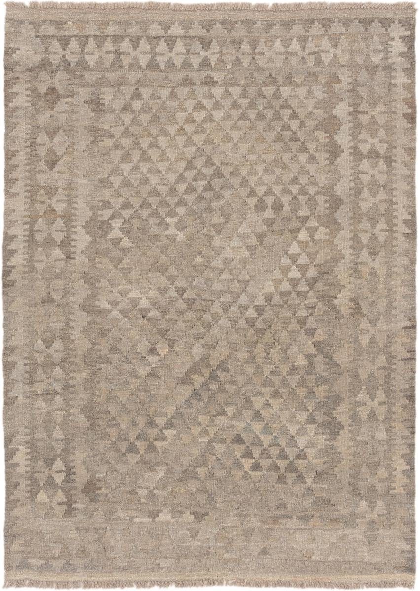 Orientteppich, mm rechteckig, 124x170 3 Handgewebter Trading, Heritage Höhe: Orientteppich Afghan Nain Moderner Kelim