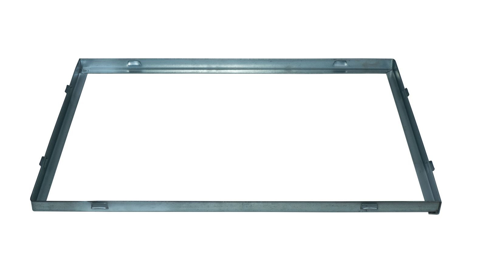 ACO Severin Ahlmann GmbH & Co. KG Fußmatte Schuhabstreifer Gitterrost MW 30/10mm mit Zarge, rechteckig, Höhe: 23 mm, 1000x250mm, robust, begehbar und befahrbar