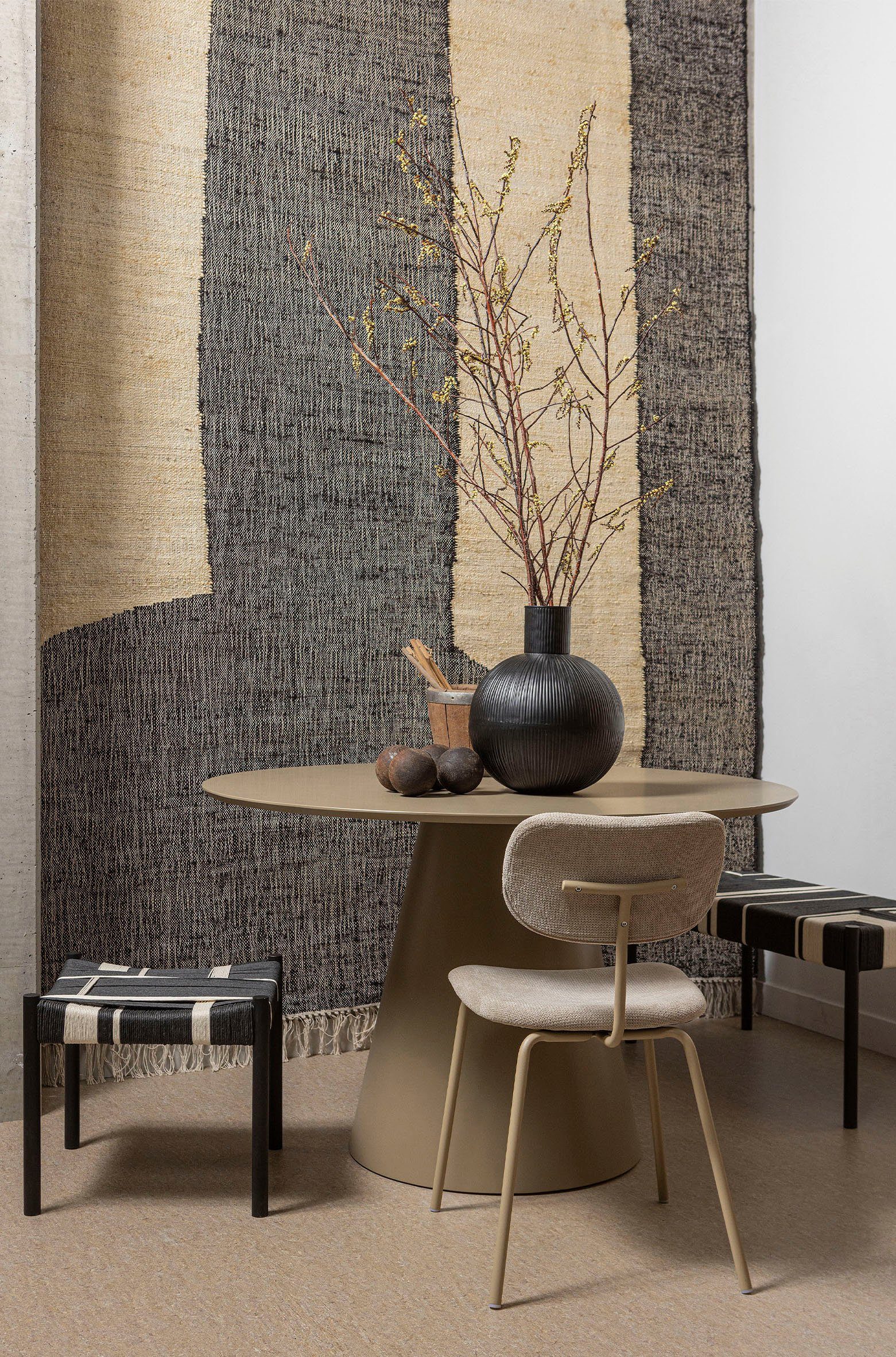 WOOOD Esstisch Jorre, genügend Platz für 4-5 Personen, H 76 cm x Ø 120 cm
