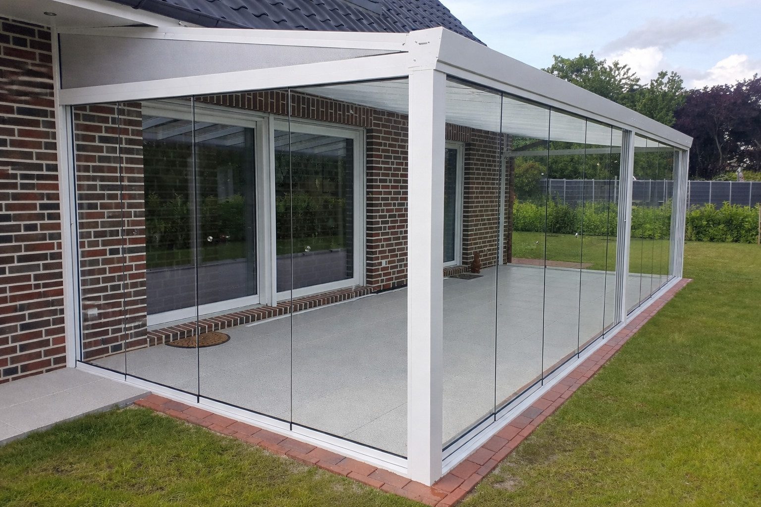 Terrasse2000 Wintergarten Kaltwintergarten Cuxhaven mit Stegplatten, BxT: 600x350 cm, Bedachung Doppelstegplatten