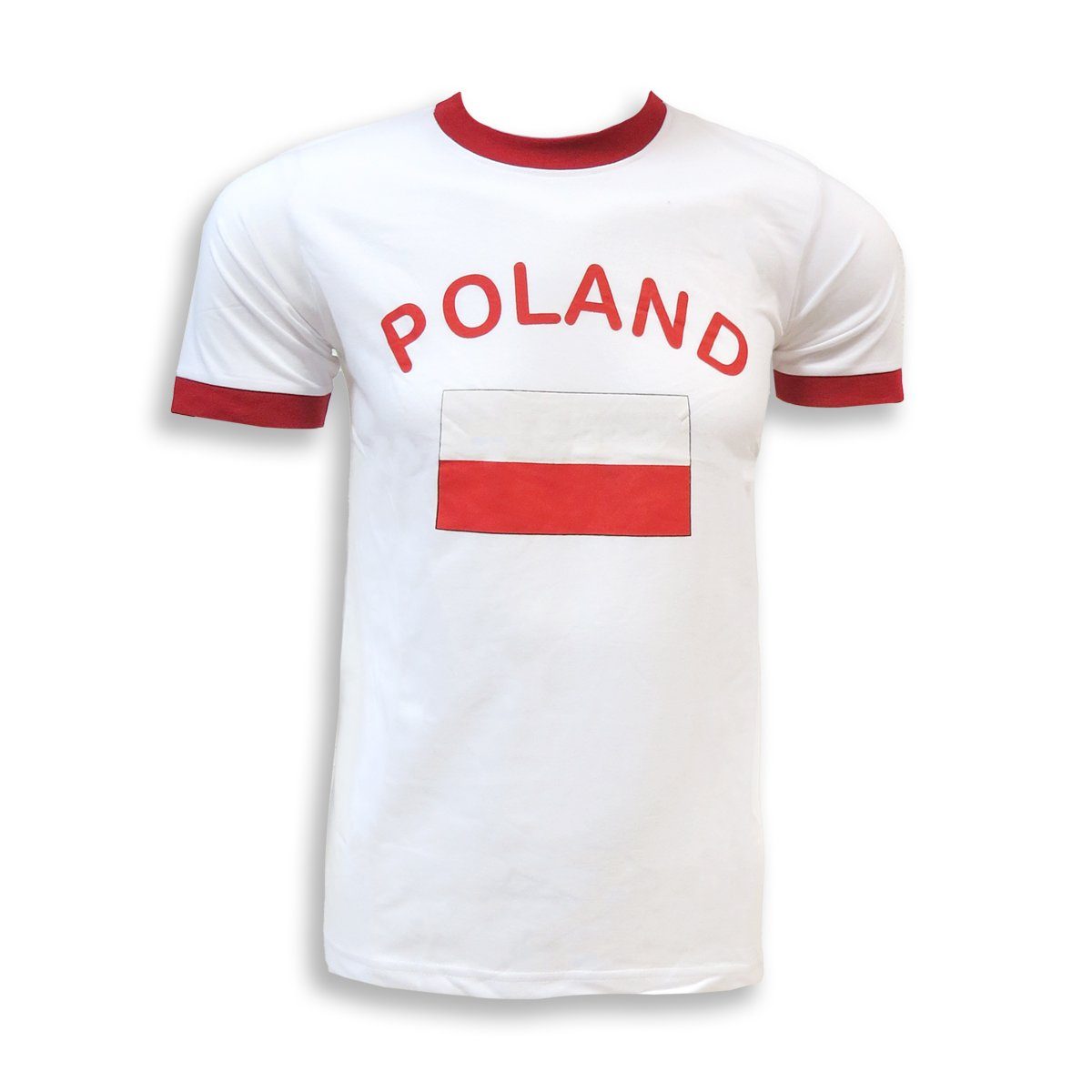 Sonia Originelli T-Shirt Fan-Shirt "Polska" Unisex Fußball WM EM Herren T-Shirt