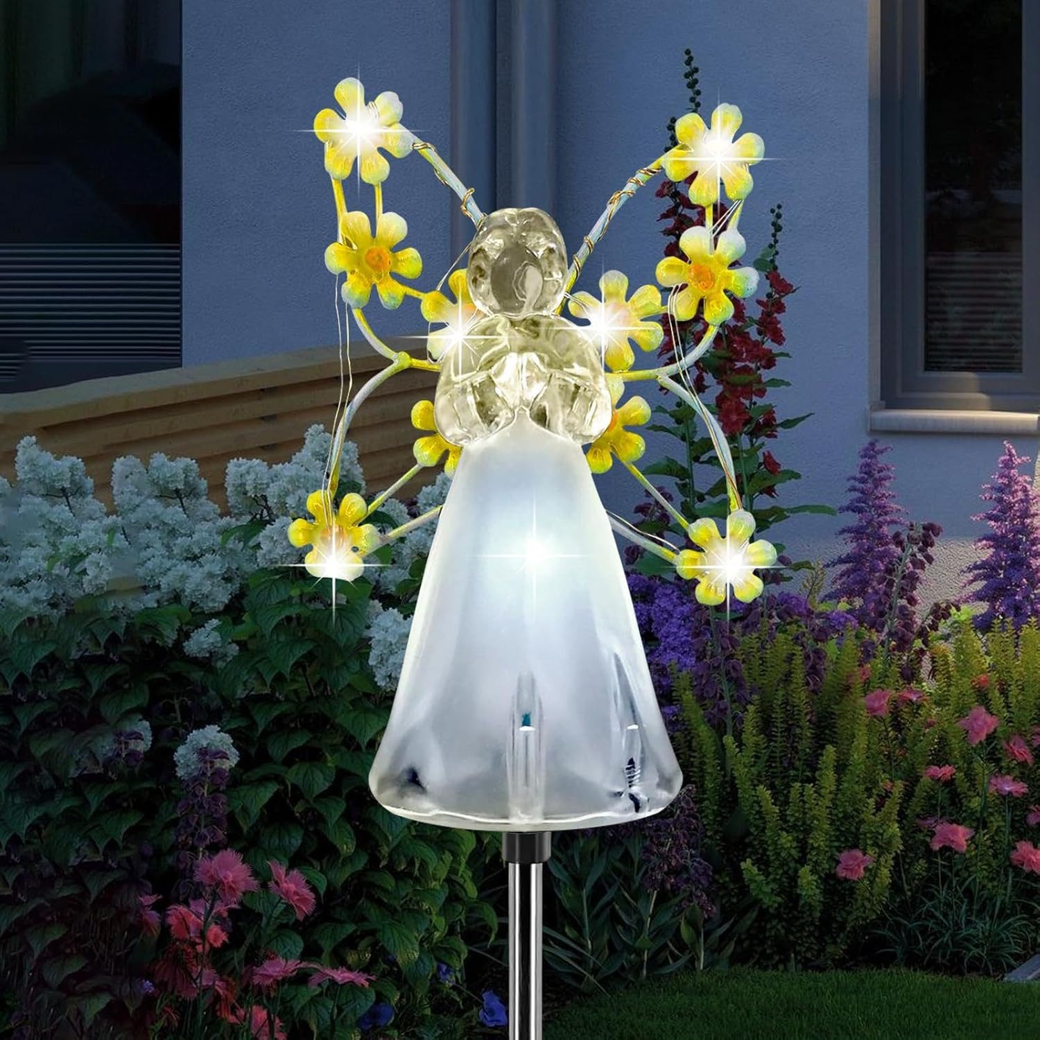 PRIISF Gartenleuchte LED Solarlampen Solar Gartenlichter günstig online kaufen
