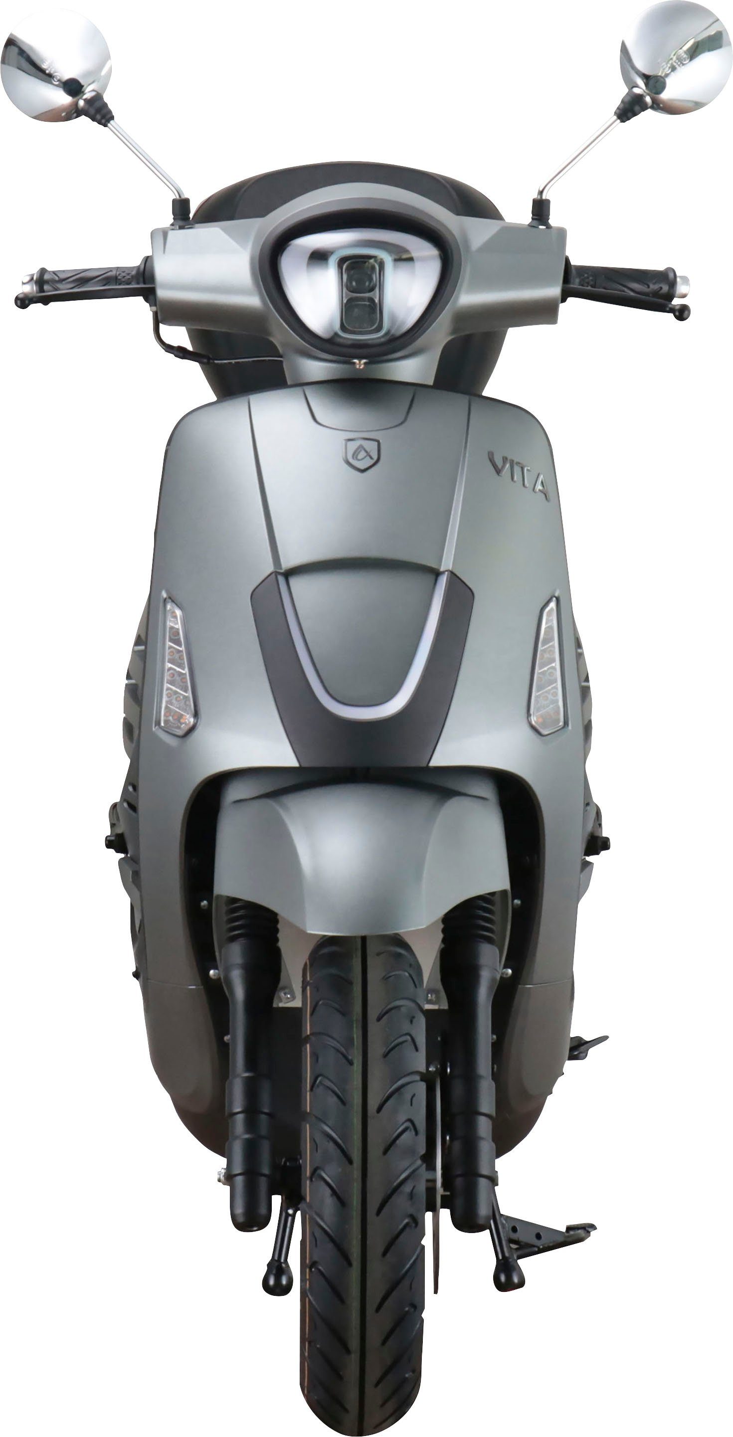 Vita, 50 km/h, 5, inkl. 45 Motorroller Topcase Motors Euro ccm, Alpha