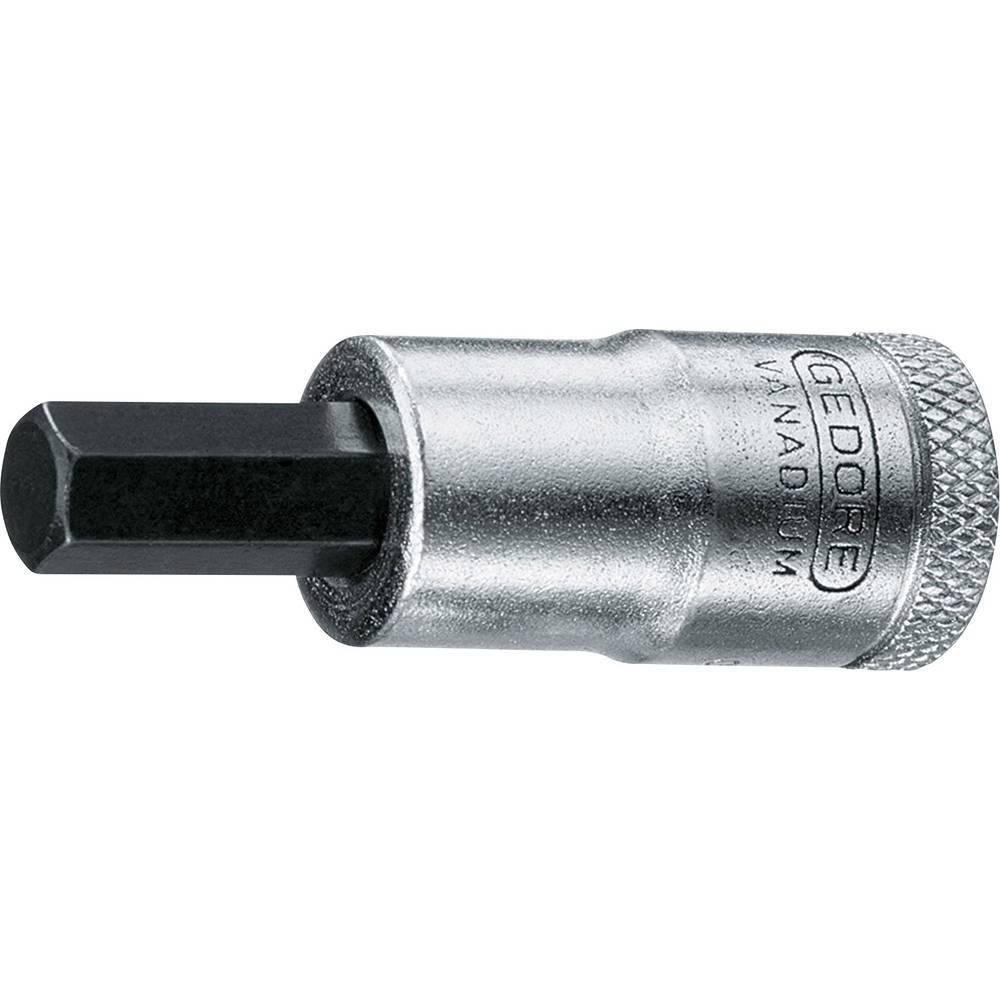 Gedore Steckschlüssel Schraubendrehereinsatz 3/8″ Innen-6-kant 6 mm