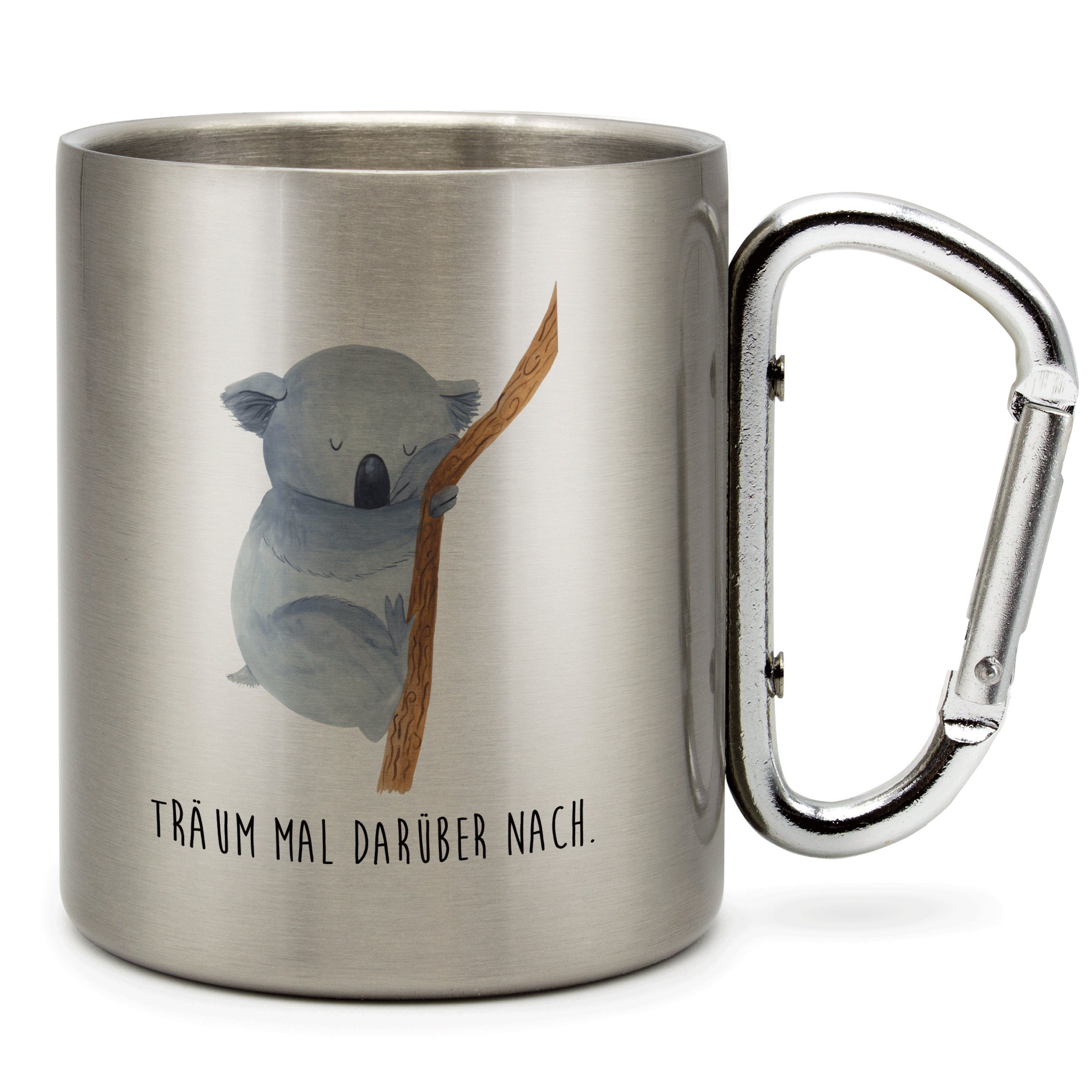 Mr. & Mrs. Panda Tasse Koalabär - Transparent - Geschenk, Edelstahltasse, Edelstahlbecher, t, Edelstahl