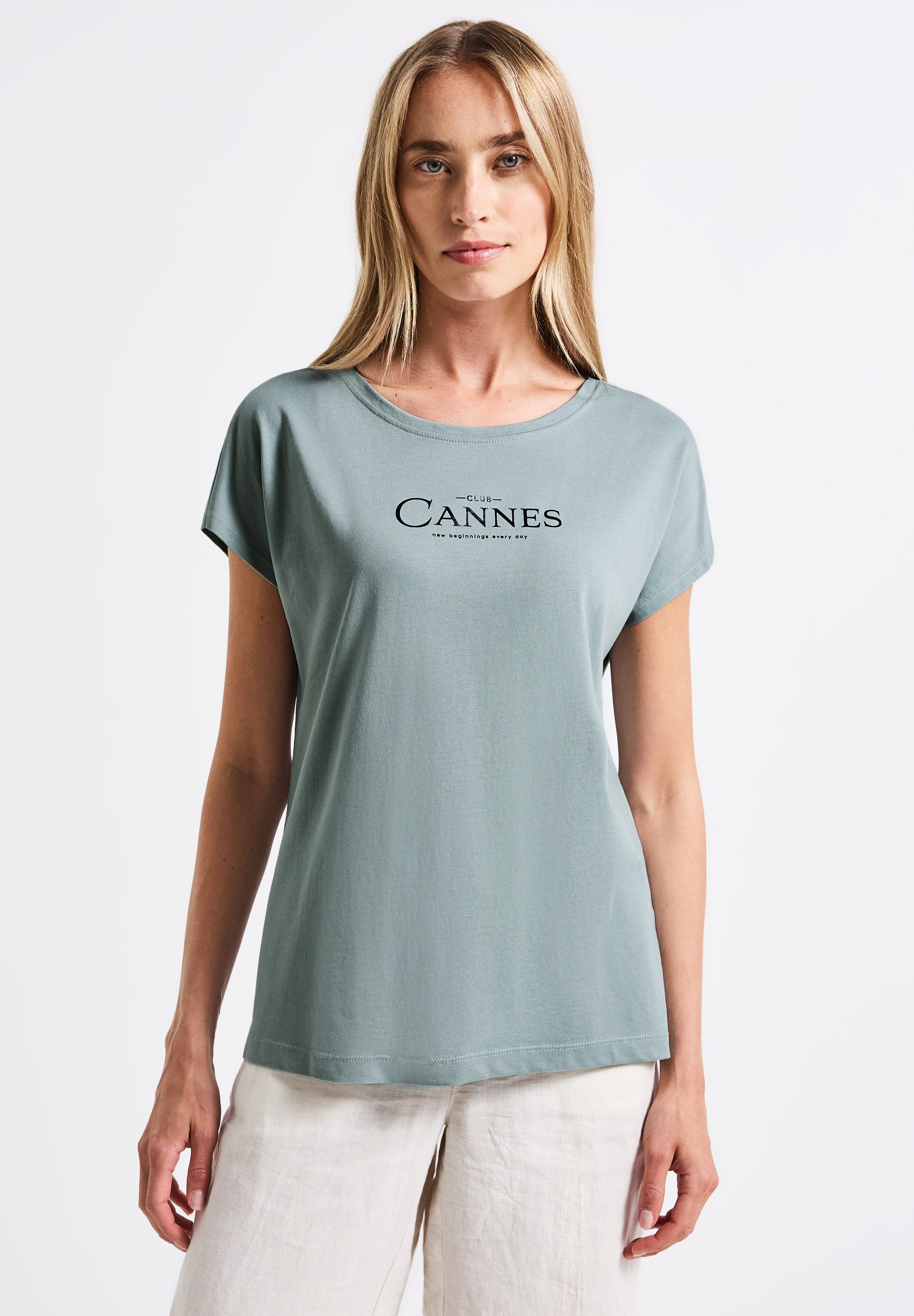 STREET ONE T-Shirt, im soften Baumwoll-Mix günstig online kaufen