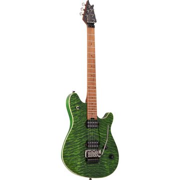 EVH E-Gitarre, Wolfgang WG Standard Quilt Maple Transparent Green - E-Gitarre