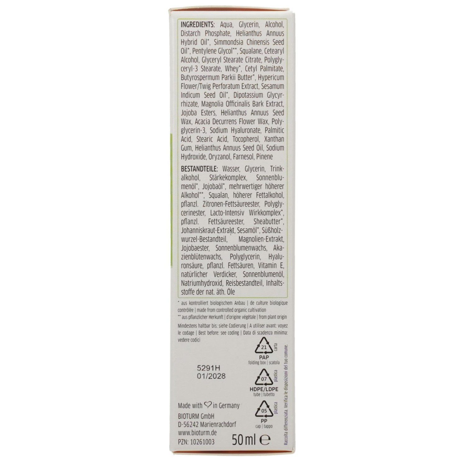 Bioturm Gesichtspflege BIOTURM Johanniskraut-Salbe Nr.57