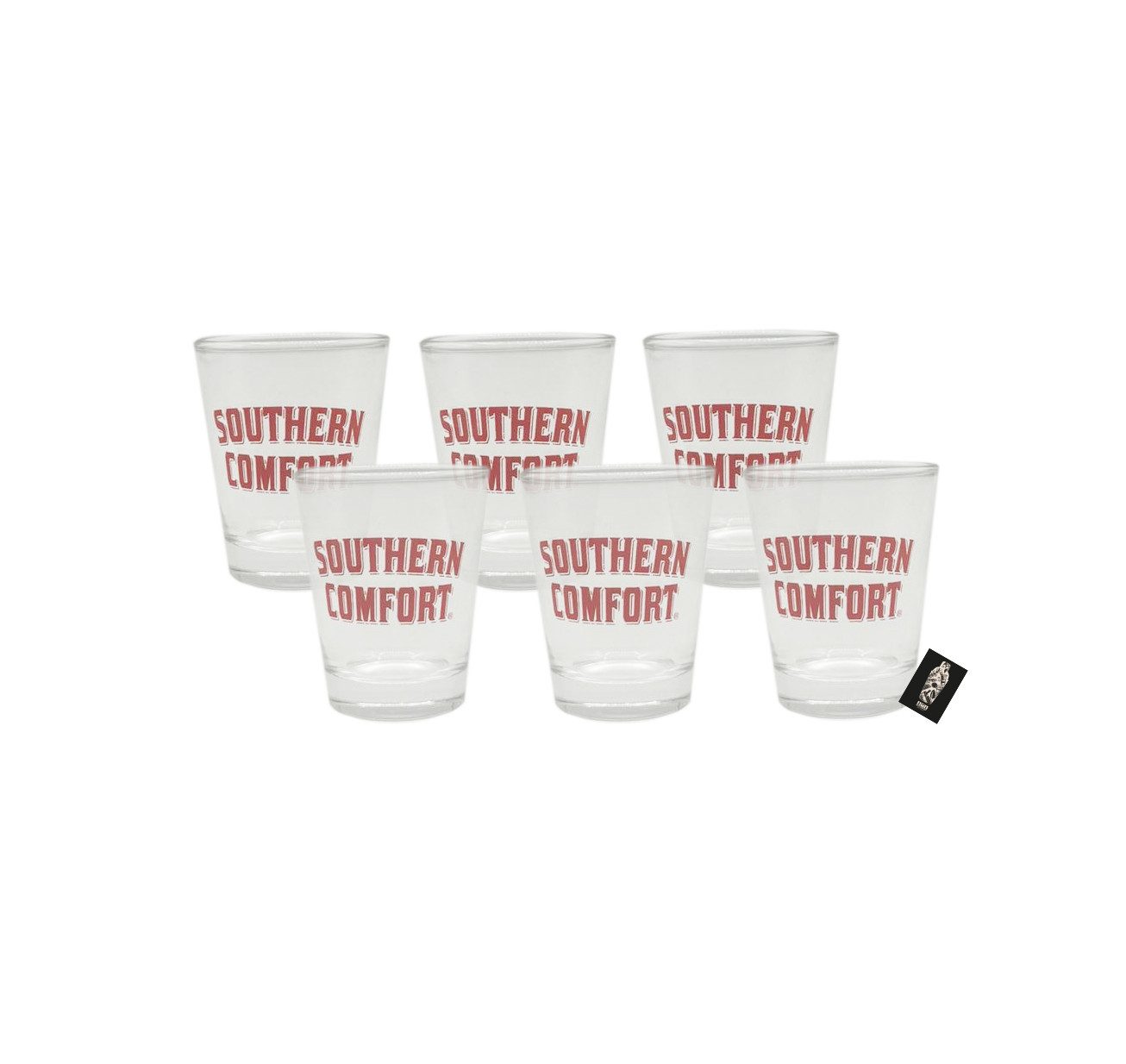 Gläser-Set Southern Comfort Shot Glas 6er-Set Gläser