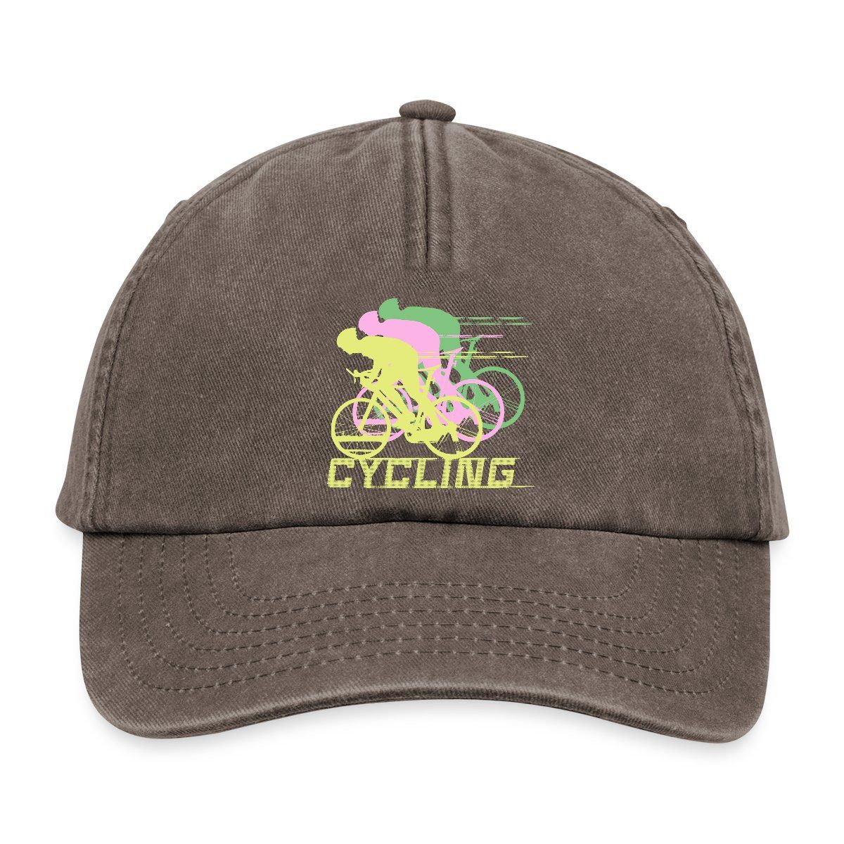 Spreadshirt Baseball Cap Fahrrad Sport Neon günstig online kaufen