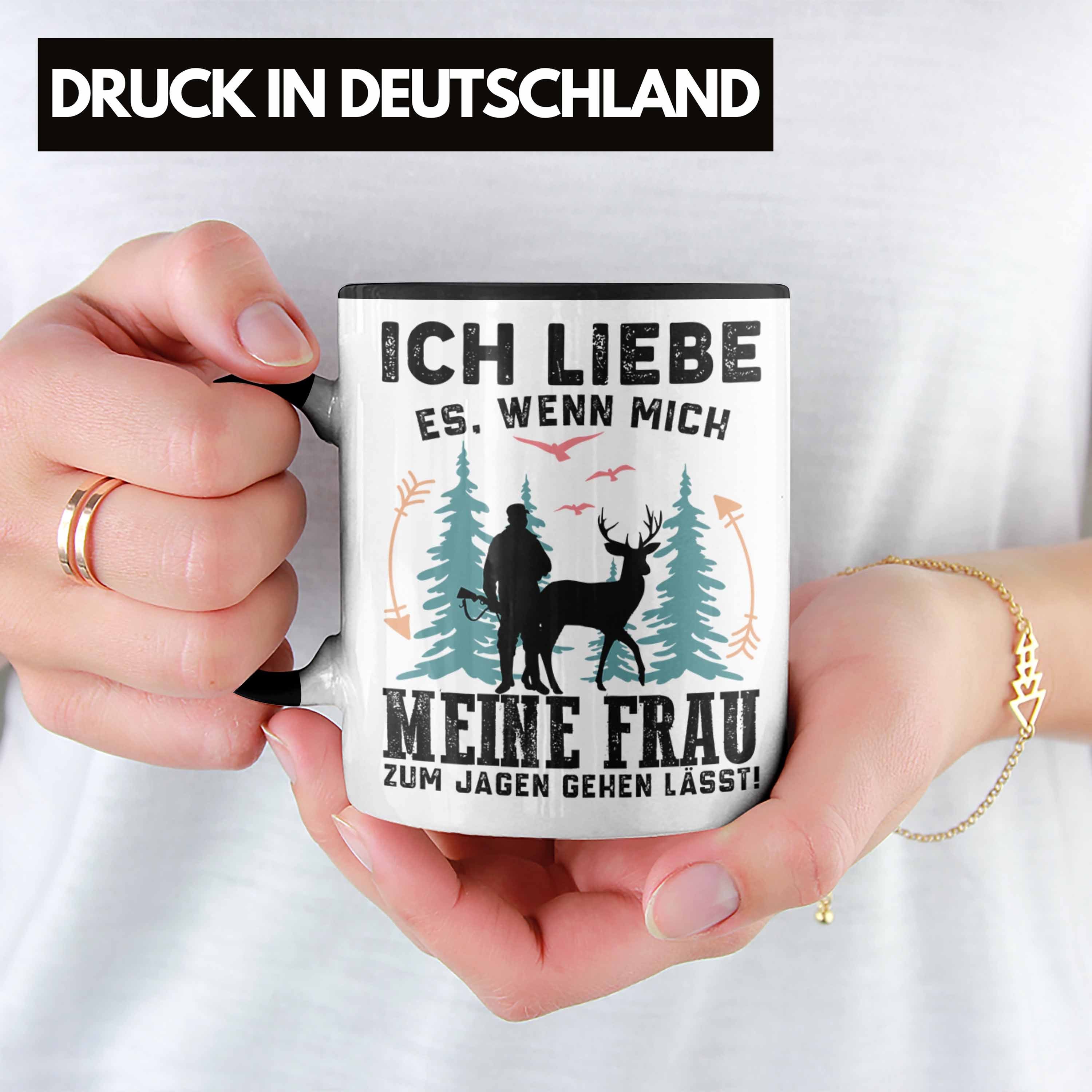 lässt Wenn Schwarz Frau Jagen Trendation Liebe gehen Trendation Ich Meine Es Tasse Jagen Geschenk Mich Tasse zum Jäger -