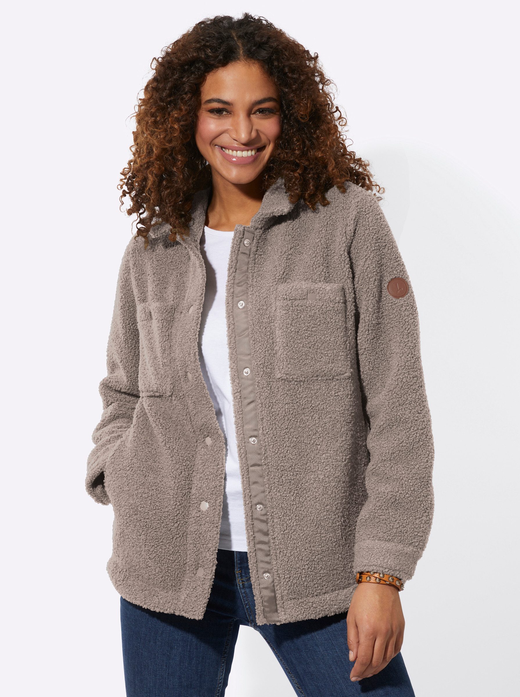 Casual Looks Langjacke, ohne Kapuze günstig online kaufen