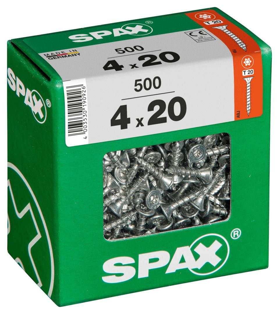 Thumbnail - SPAX Holzbauschraube Spax Universalschrauben 4.0 x 20 mm TX 20 - 500