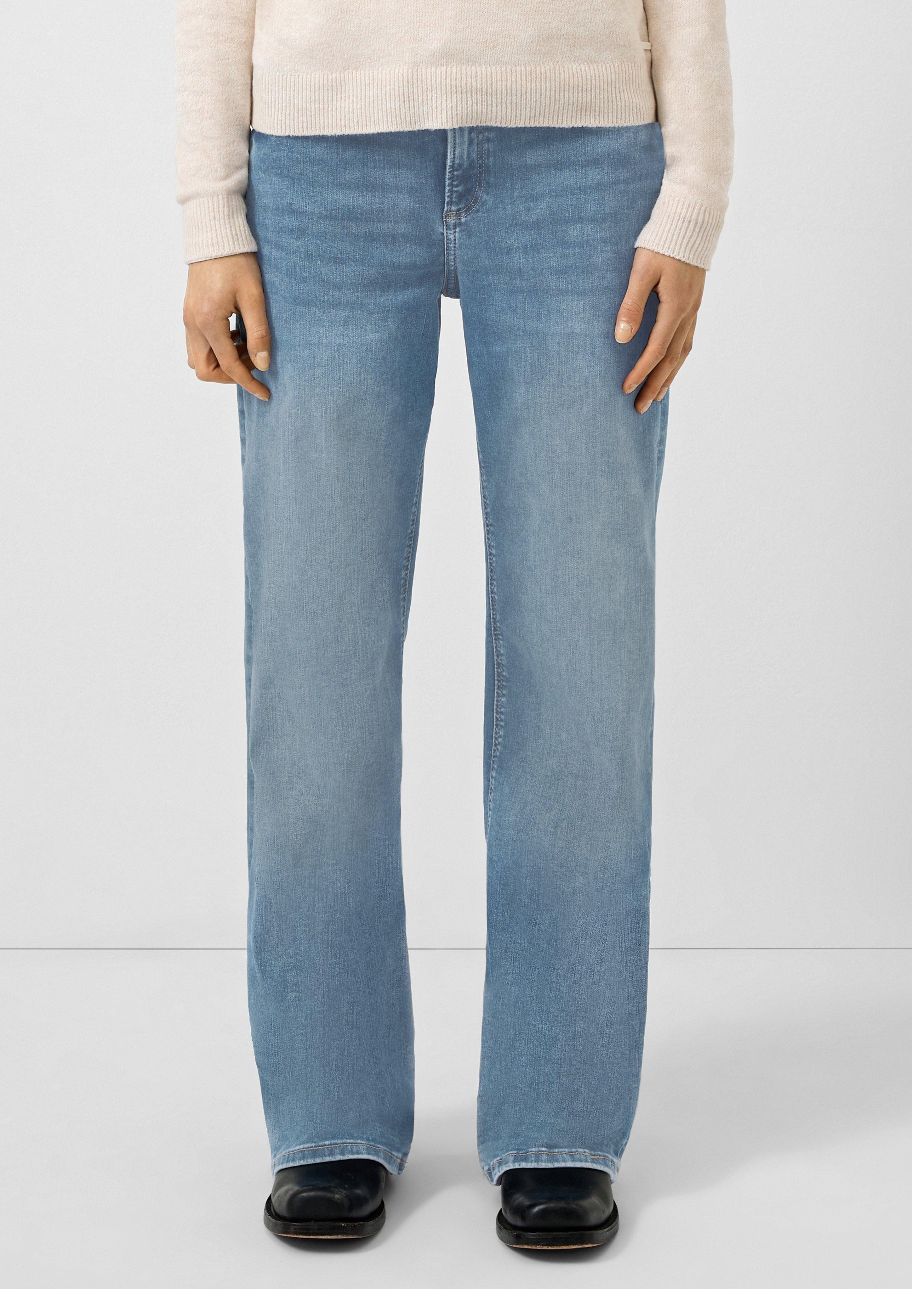 QS Stretch-Jeans CATIE Wide Leg 5-Pocket-Form