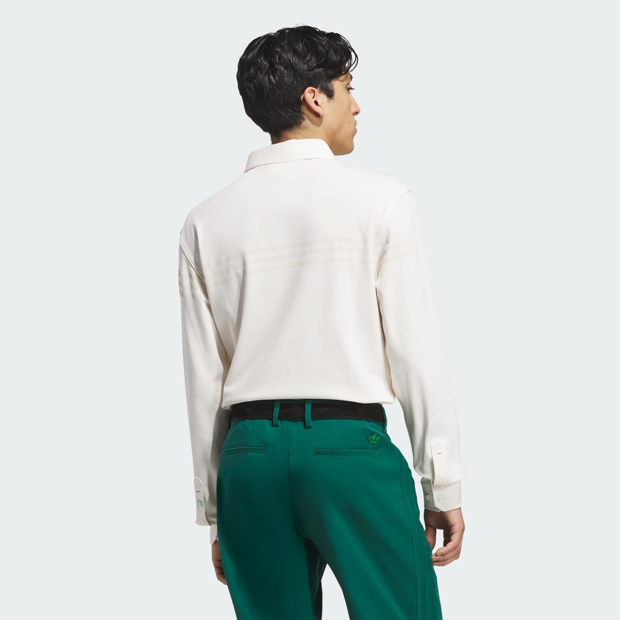 adidas Performance Poloshirt ORIGINALS TWISTKNIT POLOSHIRT MIT KNOPFLEISTE (1-tlg)
