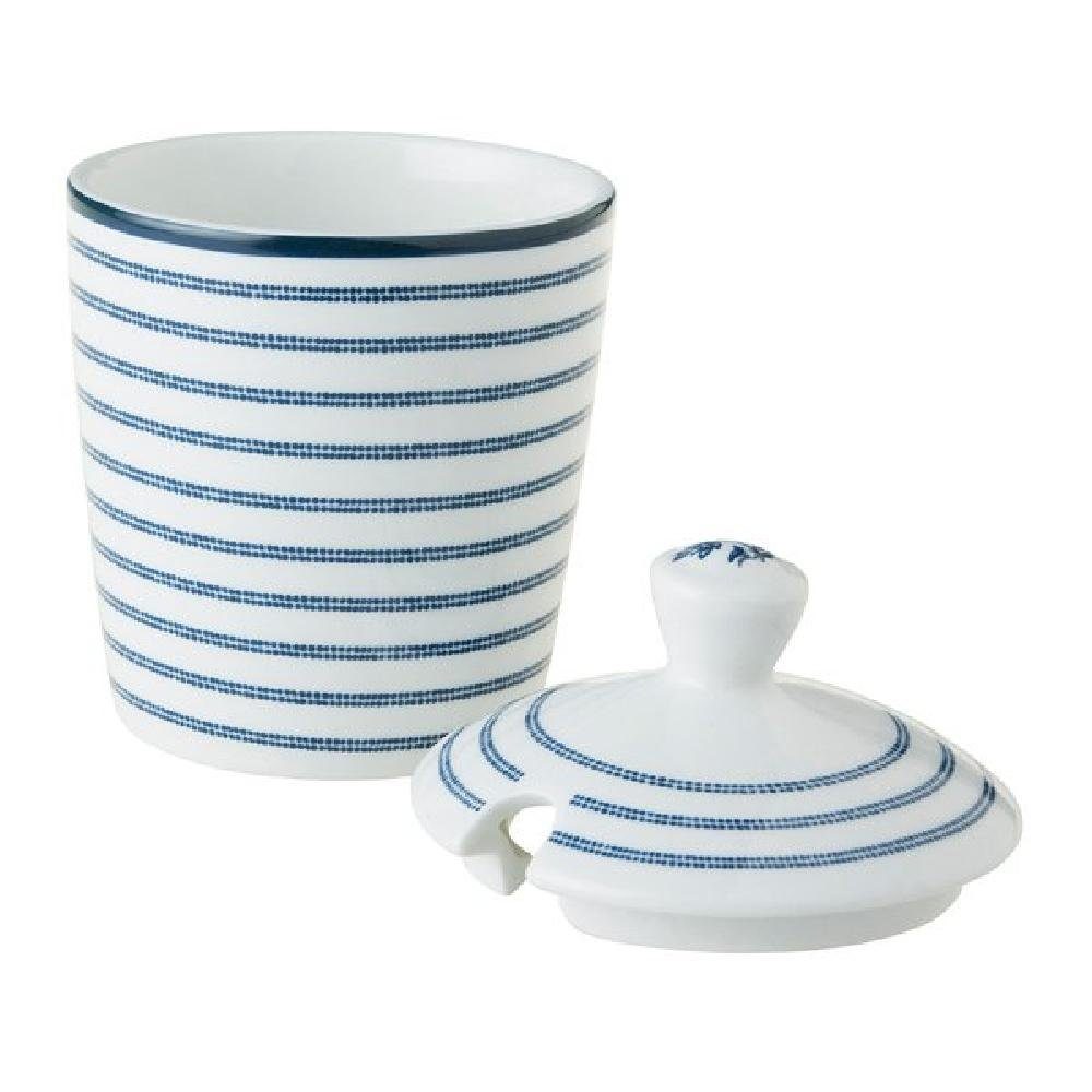 LAURA ASHLEY Milchkännchen Zuckerdose Blueprint Candy Stripe