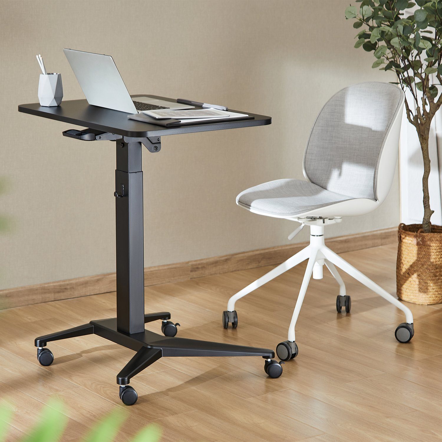 Maclean Schreibtisch MC-453, Mobiler Laptop-Schreibtisch