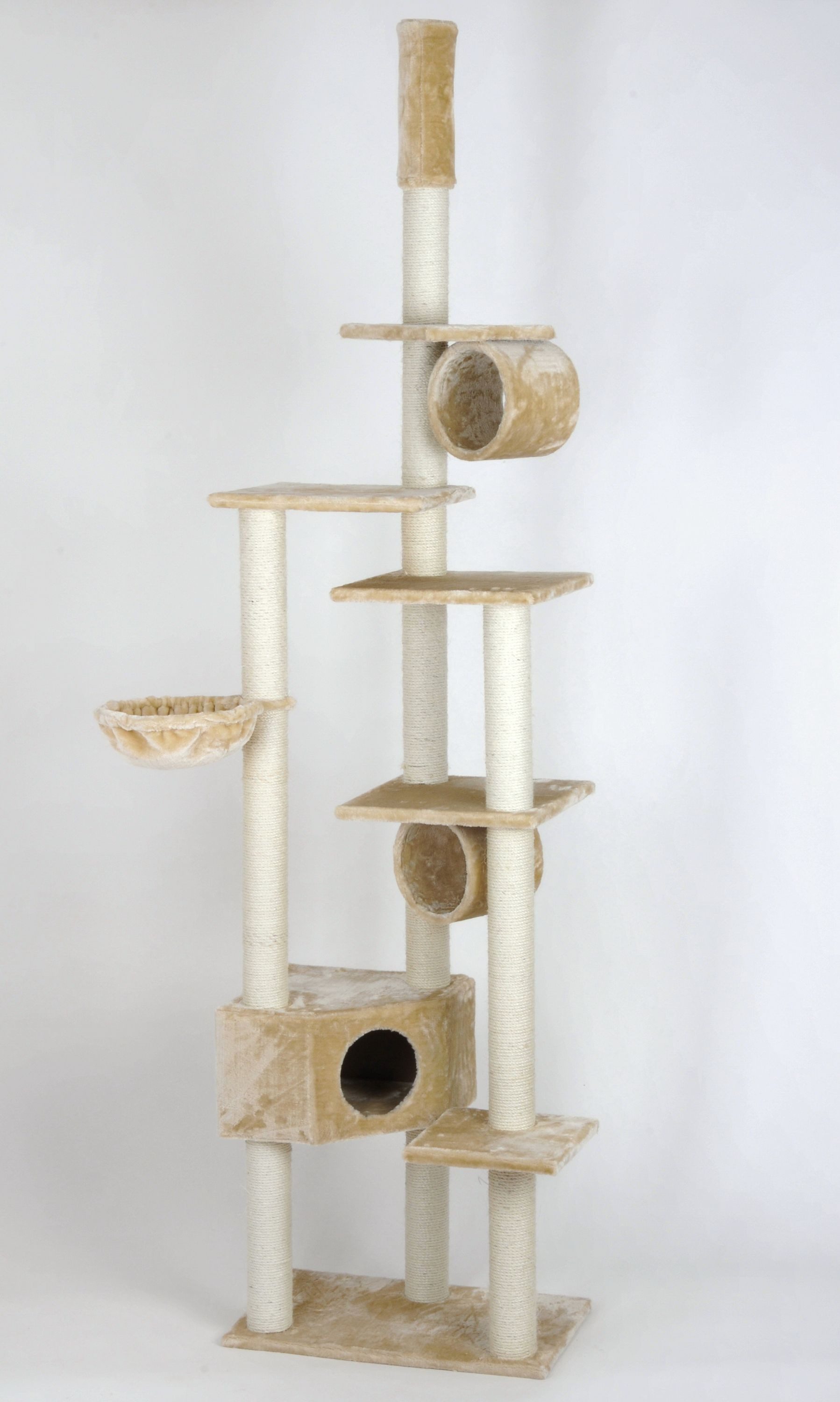 Rohrschneider Kratzbaum Kratzbaum Cherry Katzenbaum grau oder beige