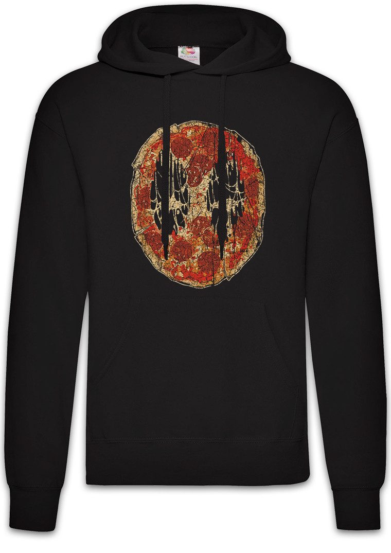 Hoodie Dead Pizza Face Herren Hoodie Mutant Deadpool Food Italia Pizzeria