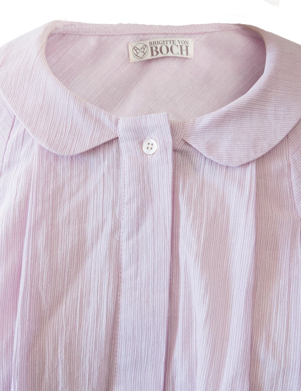 von rosa/weiß Hemdbluse Brigitte Boch gestreift Bluse Morongo