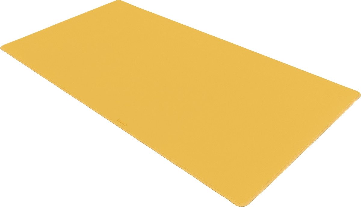 LEITZ Schreibtischunterlage Schreibunterlage Cosy PVC 80x40cm gelb (12 Stück)
