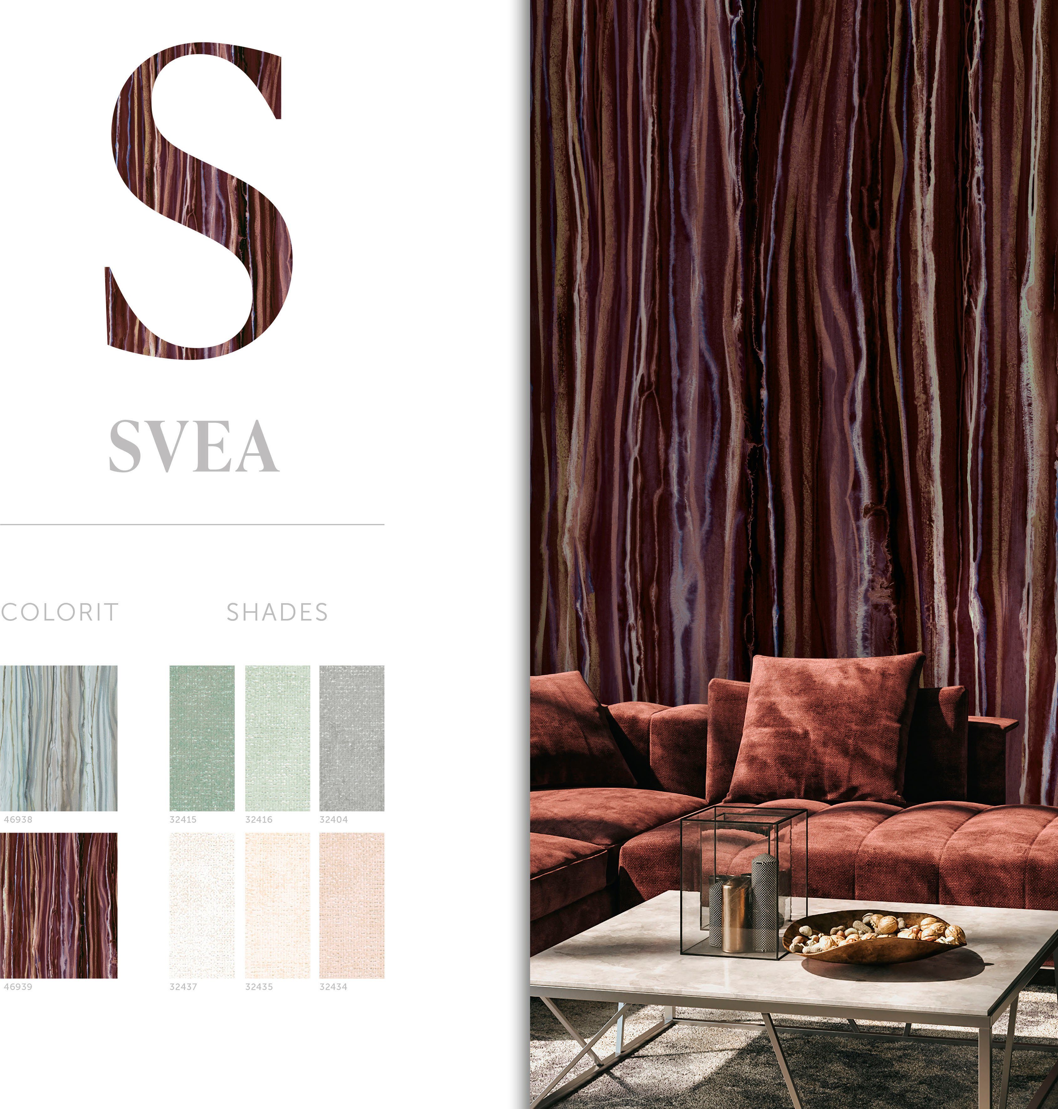 Schlafzimmer Svea, für Küche matt, glatt, braun/lila moderne Marburg Wohnzimmer Vliestapete Fototapete