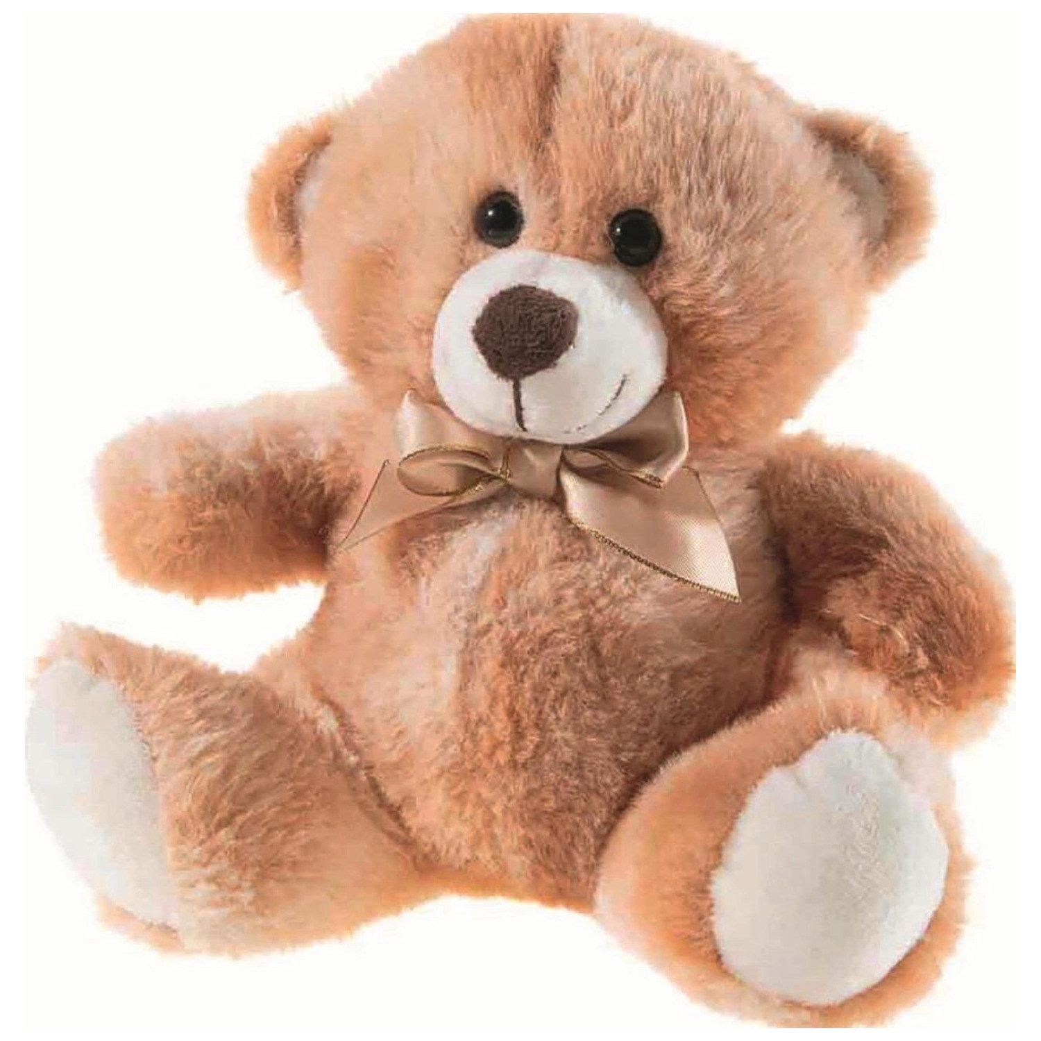 Heunec® Kuscheltier Teddy Bär braun 20 cm mit Schleife Kuscheltier (1-St., günstig online kaufen