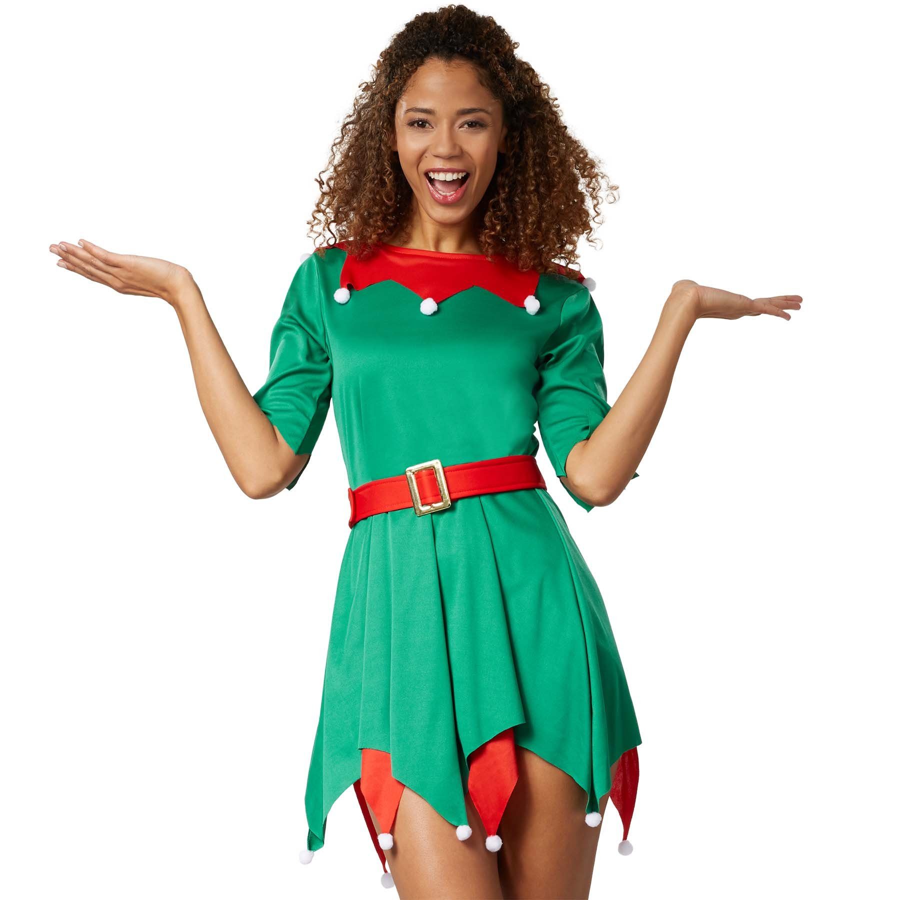 Engel-Kostüm Festliche Weihnachtselfe