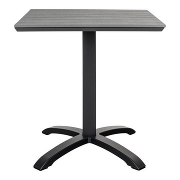 ebuy24 Bistrotisch Chicago Cafetisch Ø70cm Nonwood grau.