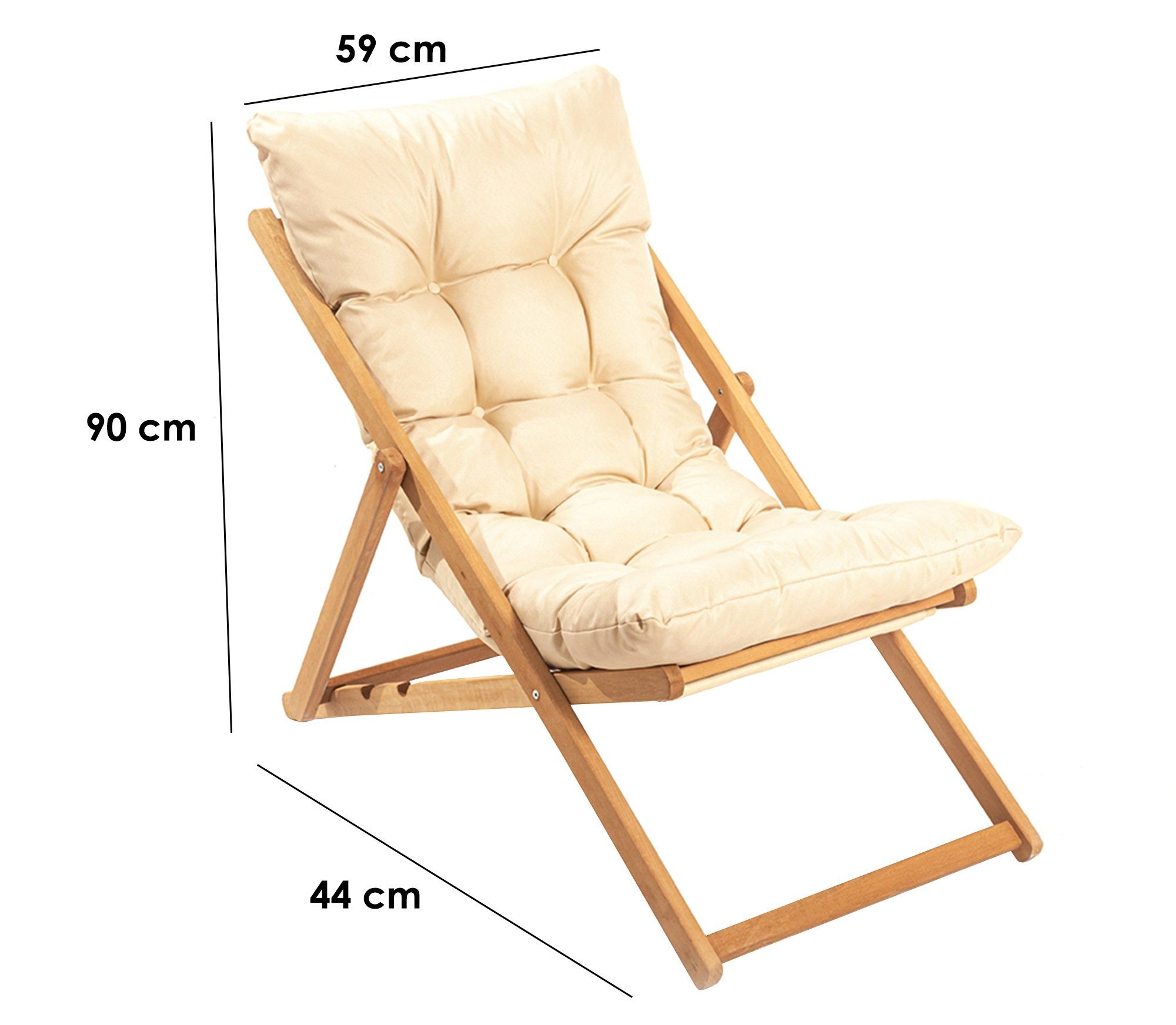 Skye Decor Gartenstuhl 100% BEECH WOOD, 90 cm x 44 cm x 59 cm D1106