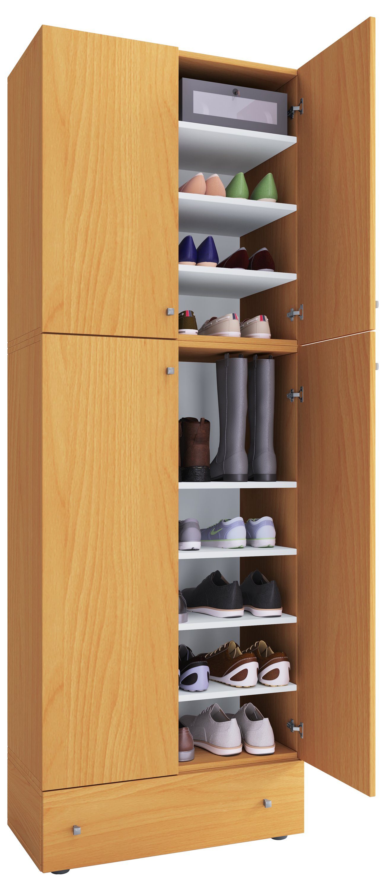 VCM Schuhschrank XXL Schuhschrank Kleiderschrank Schrank Lona 9f A