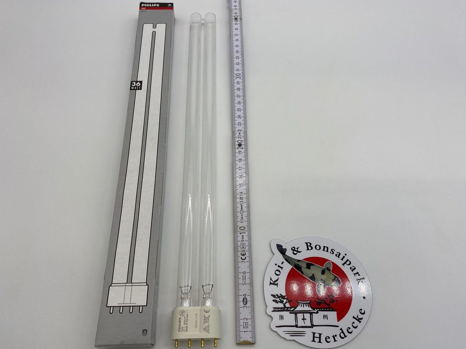 Philips UVC-Leuchtmittel Philips UVC Ersatzlampe PL-L 36 Watt 41 cm für Oase Bitron Vitronic, PL-L, Packung, UVC Leuchtmittel