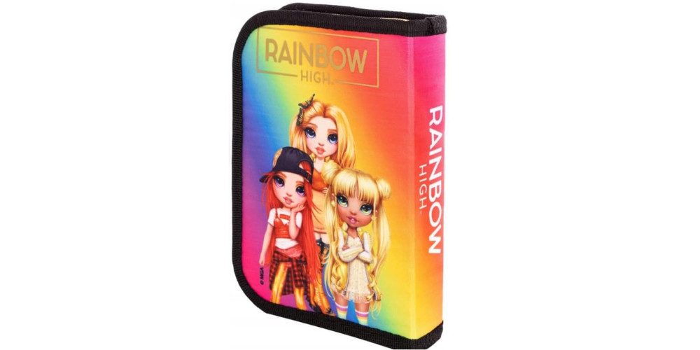 GOLDKIDS Federmäppchen Federmappe, (Federtasche Schüleretui Stiftetasche, 1-tlg., Schlamper-Etui Schul-Etui ohne Inhalt), Golden Style Motiv inkl Hausaufgabenheft