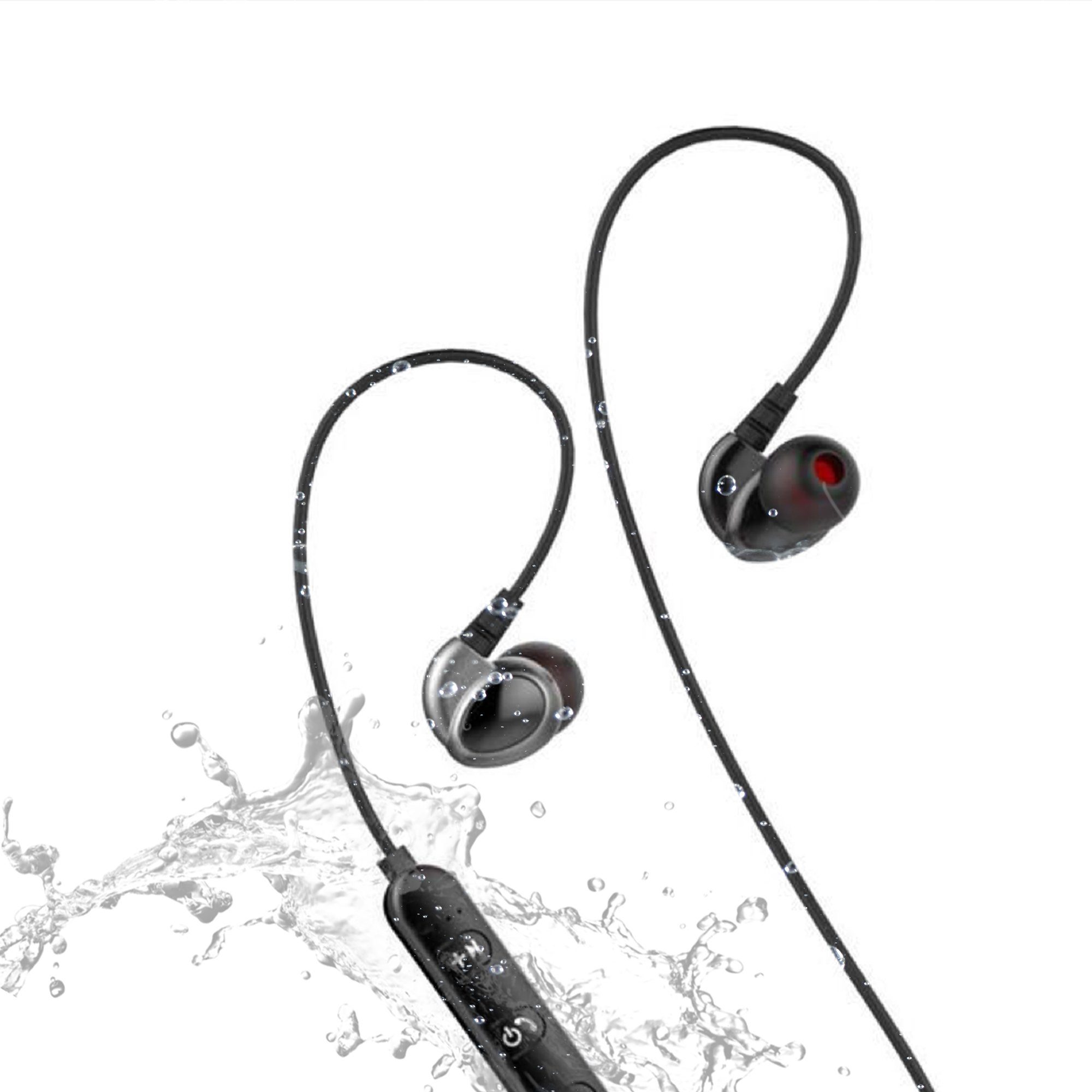 Leicke Smart Bluetooth In-Ear-Kopfhörer Symphony Bluetooth-Kopfhörer (Musiksteuerung, Sprachassistent, Anrufannahme, kompatibel mit Siri/Google Assistant, Bluetooth, Earbuds mit integriertem Mikrofon und 4x Silikon-Ohrstöpsel)