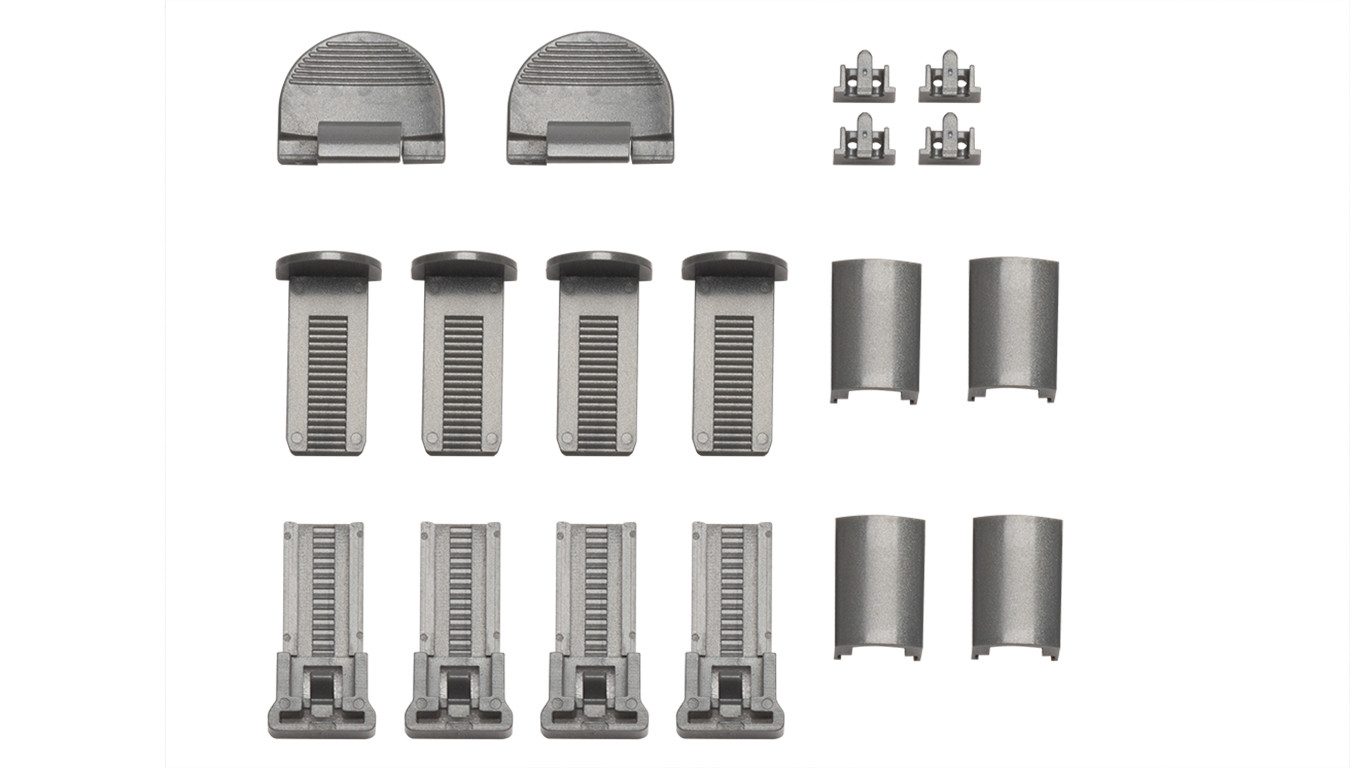 OTTO home Klemmträger LAHOLM UNI Acc, Plissees, (1-tlg), für Plissee, Ersatzteilset, grau