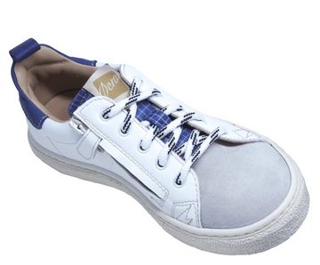 Ocra Sneaker von Ocra 100 Kinder Halbschuhe Leder Weiß Blau Sneaker