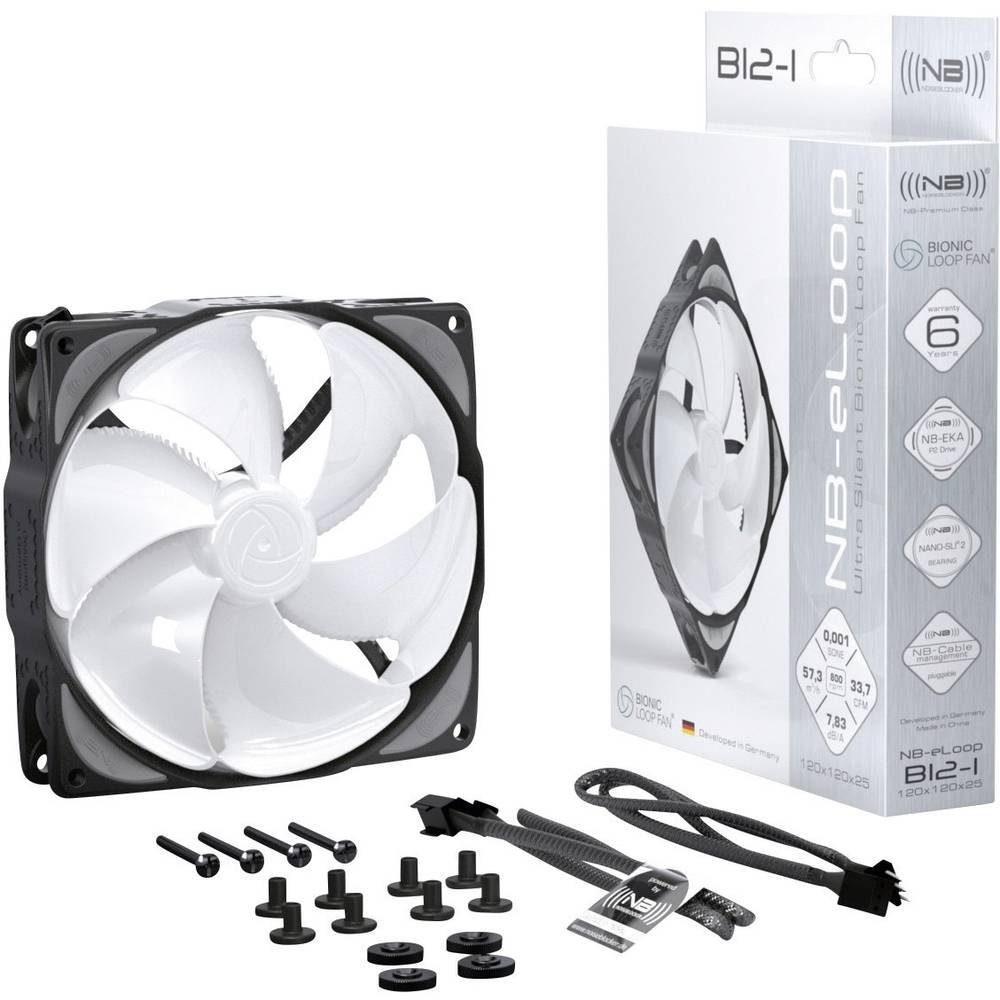 Noiseblocker Gehäuselüfter NB-eLoop B12-PS