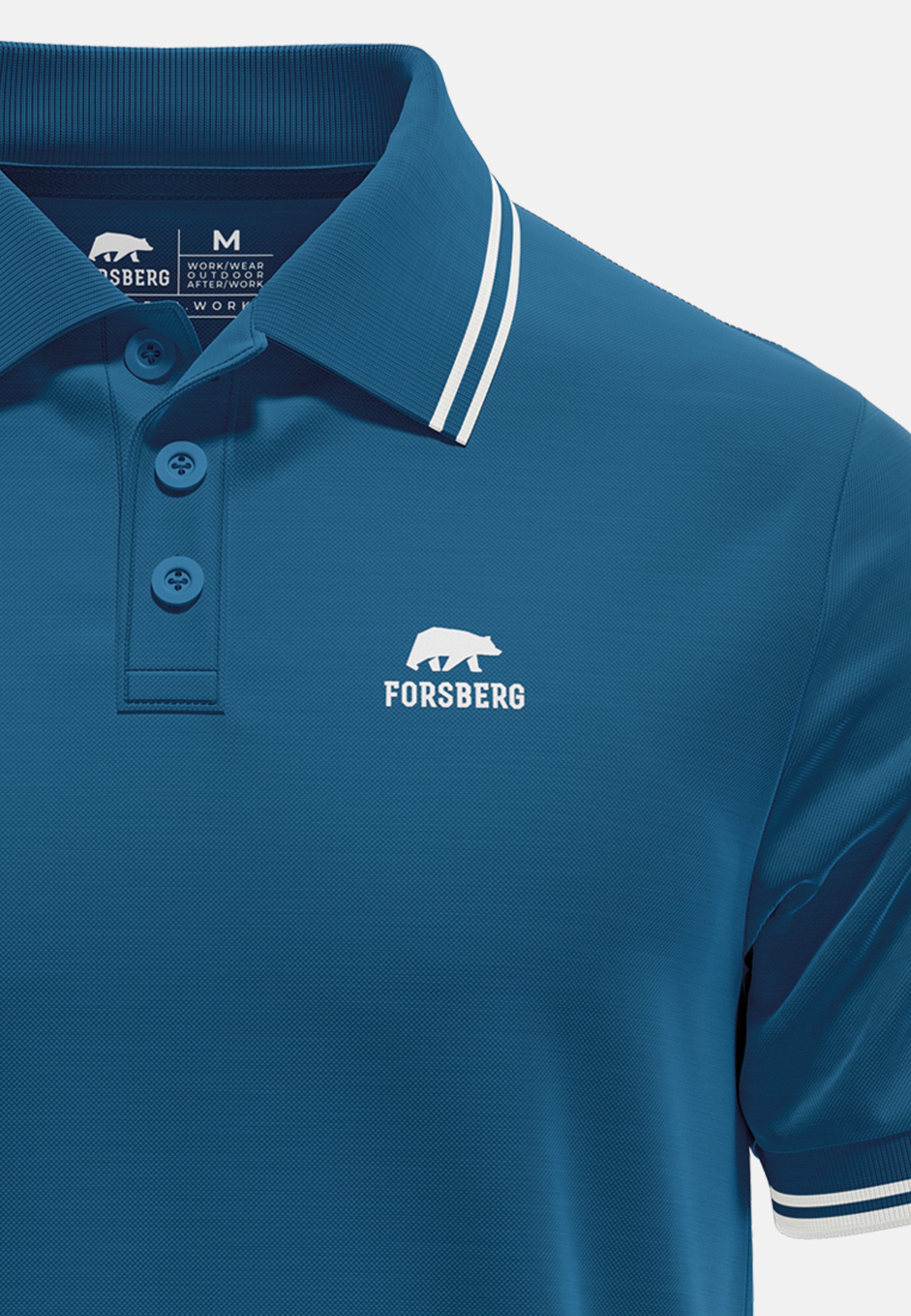 FORSBERG T-Shirt formstabil Poloshirt