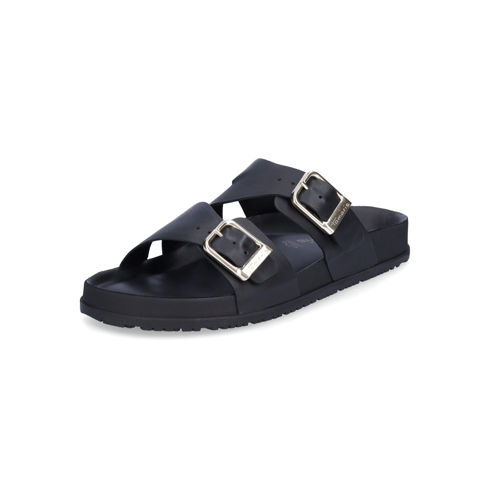 Tamaris Damen Pantolette schwarz Pantolette
