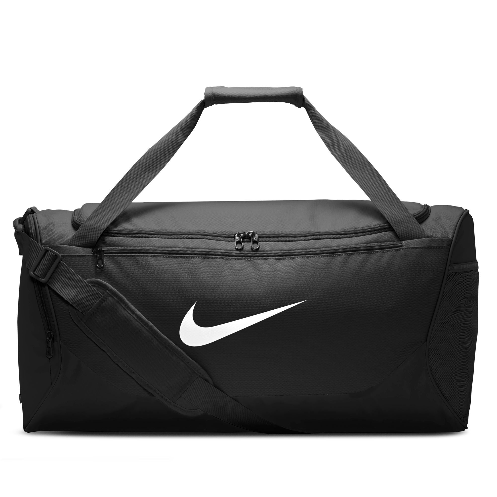 Nike Sporttasche NK BRSLA M DUFF - X, für Erwachsene, mit Reißverschlusstasche vorne