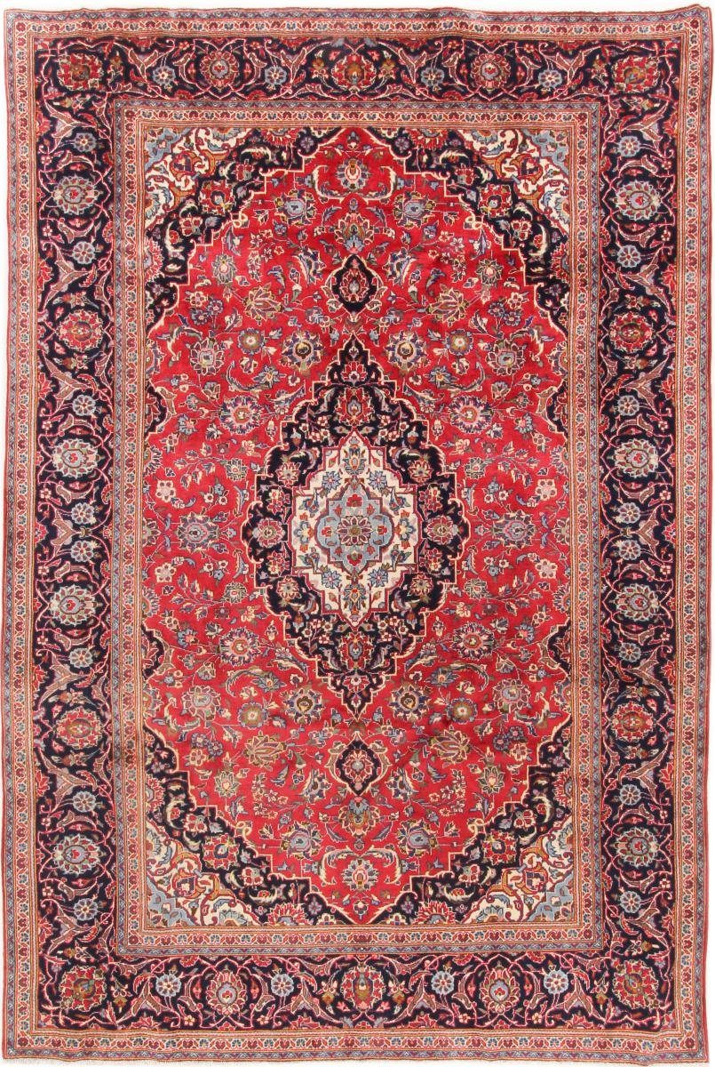 Orientteppich Keshan 198x299 Handgeknüpfter Orientteppich / Perserteppich, Nain Trading, rechteckig, Höhe: 12 mm
