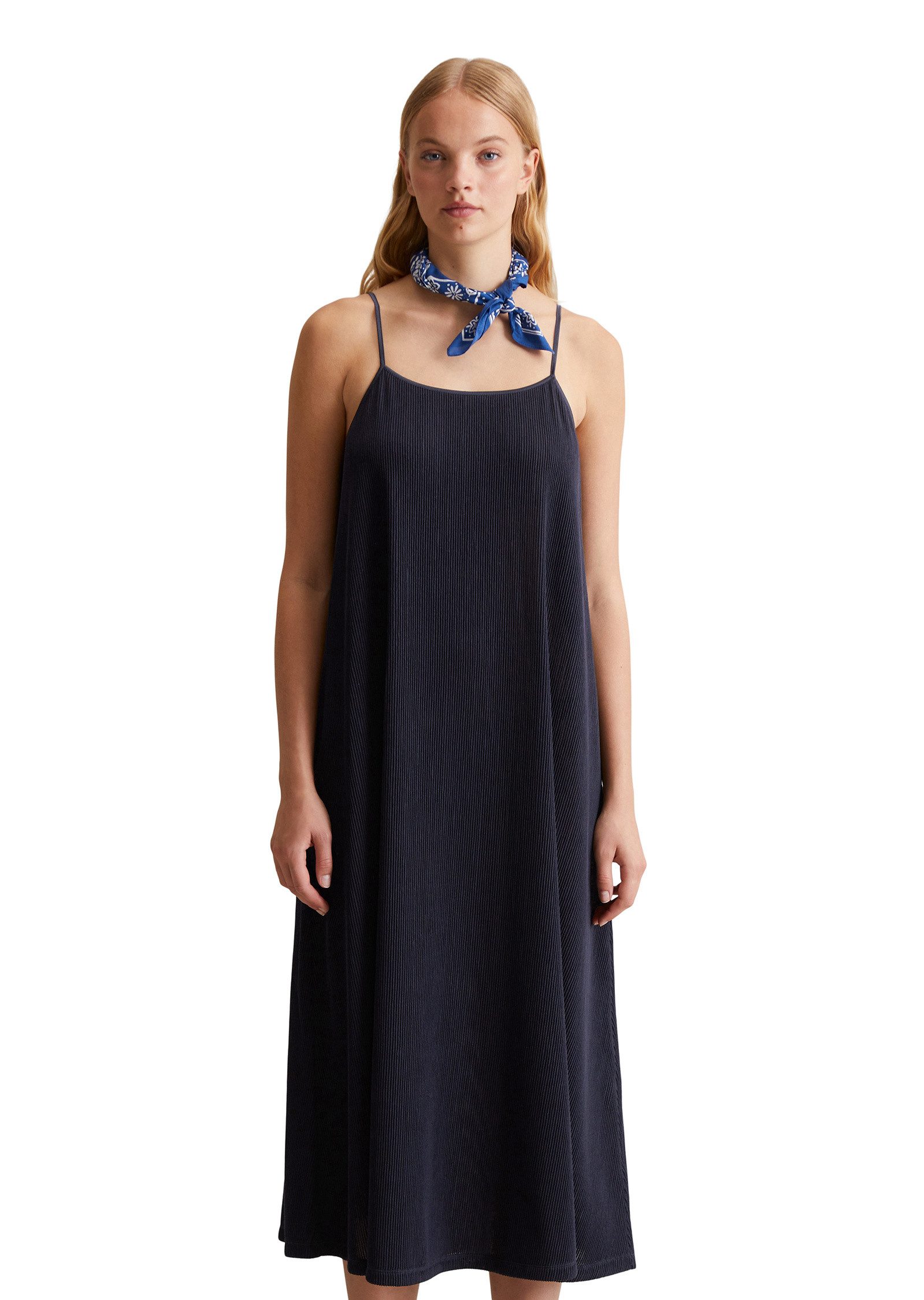 Jerseykleid aus Plissee-Jersey