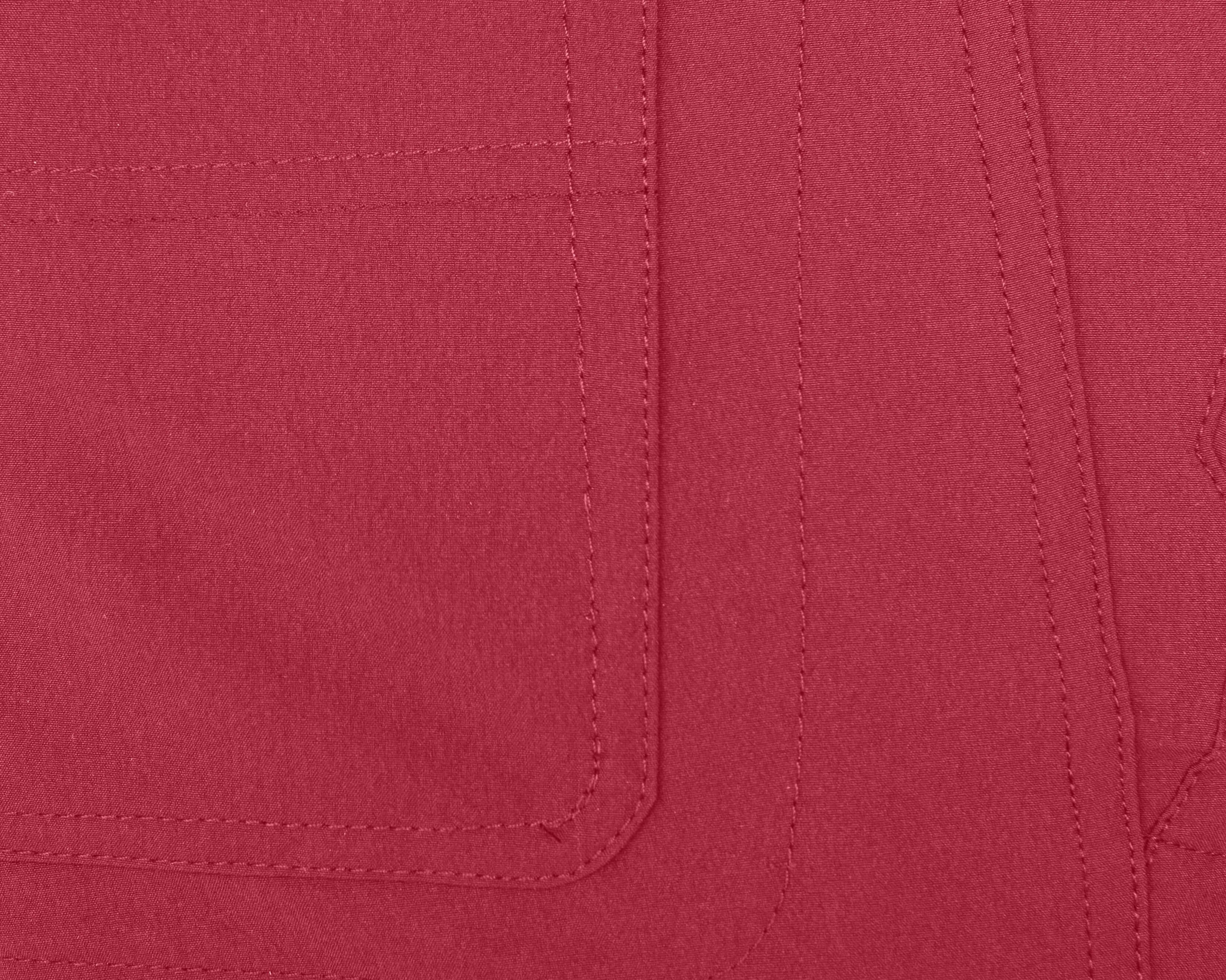 Bergson Outdoorhose REDWOOD BERMUDA Herren Wandershorts, vielseitig, pflegeleicht, Normalgrößen, dunkelrot